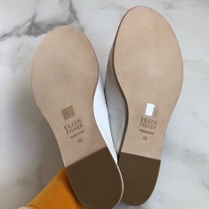 eileen fisher ty washed leather slide
